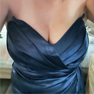 Navy blue formal dress